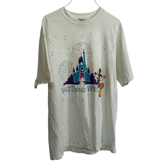 VTG Disney Designs Walt Disney World XL Mickey Mouse X-Large T-Shirt USA READ - Picture 1 of 9